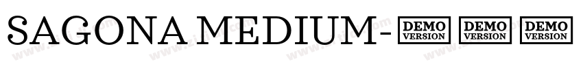 SAGONA MEDIUM字体转换